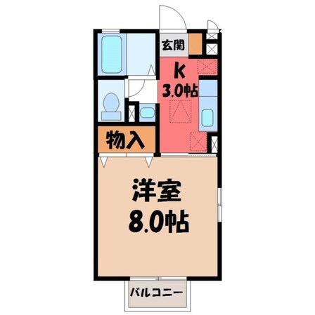 コモンズ ヴィラの物件間取画像